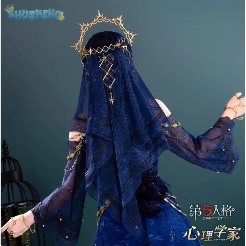 Identity Ⅴ Ada Mesmer Psychologist Emil Patient Cosplay Hengmeng Costume Halloween New Men Women Fashion Prop wig Dress Uniform