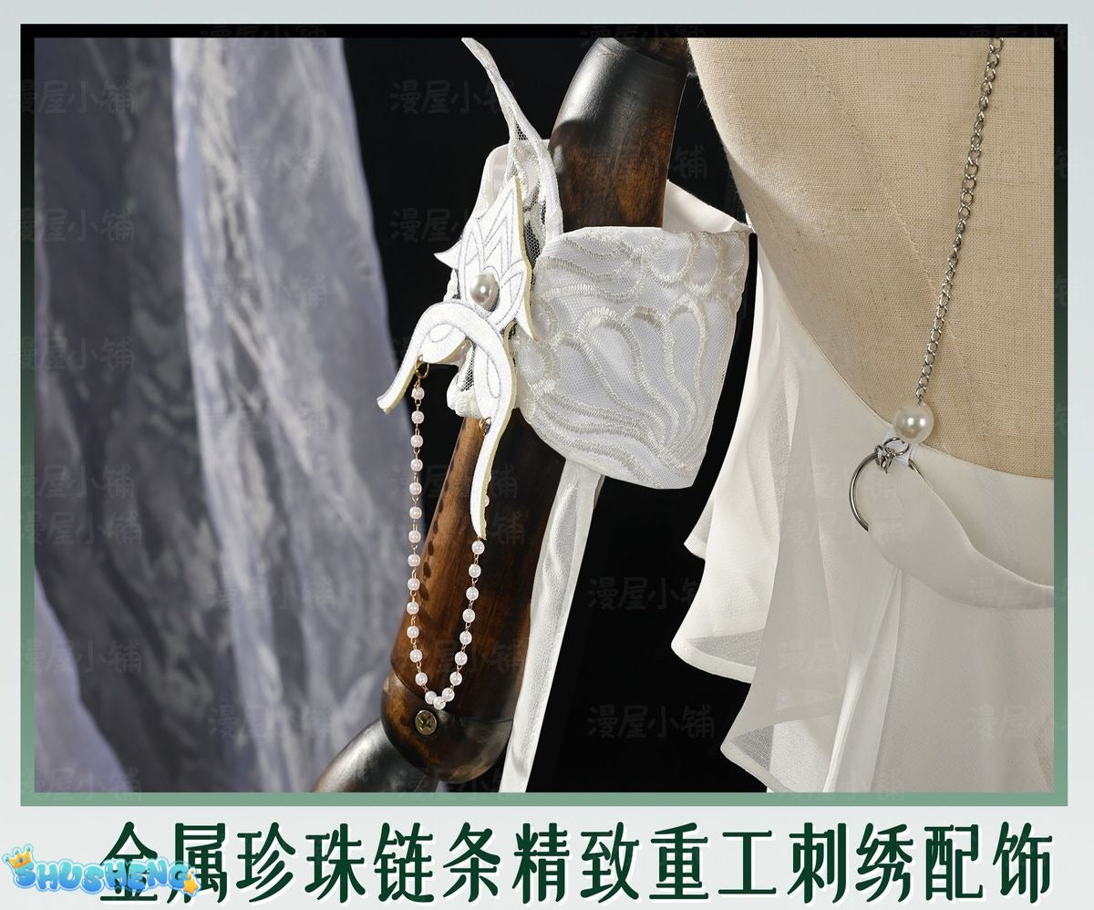 Naraka Bladepoint Viper Ning Cosplay Costume Cheongsam White Snake Role Play Halloween Carnival Uniform Anime Clothing