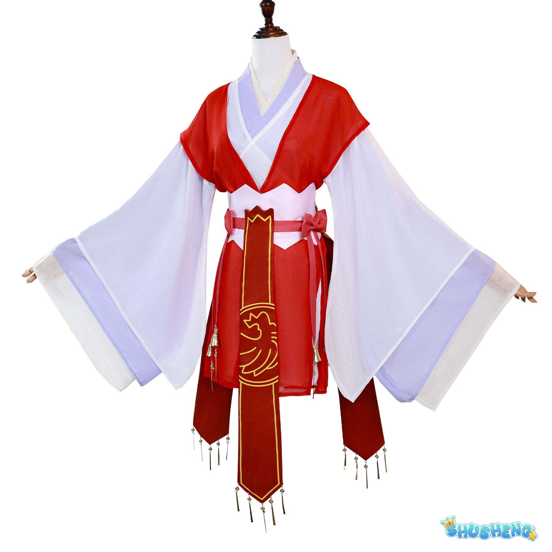Anime Cartoon Tushan Honghong Fox Spirit Matchmaker Demon Little Cosplay Costume Red Uniform Halloween Role Play Suit