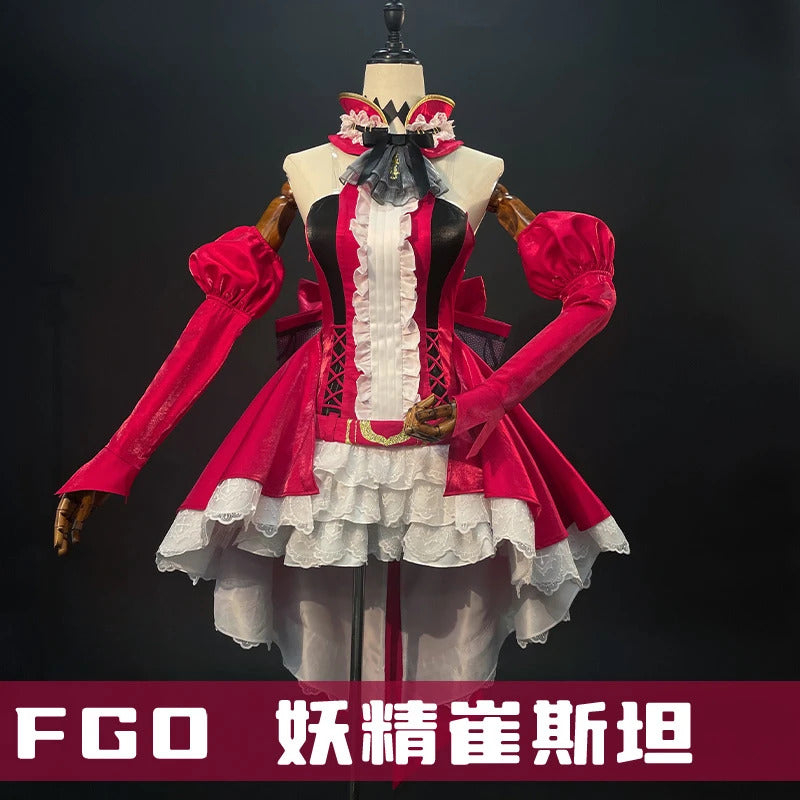 Fairy Knight Tristan Baobhan Sith FGO Cosplay Fate Grand Order Costume Gorgeous Princess Dress Accessories Halloween Uniform