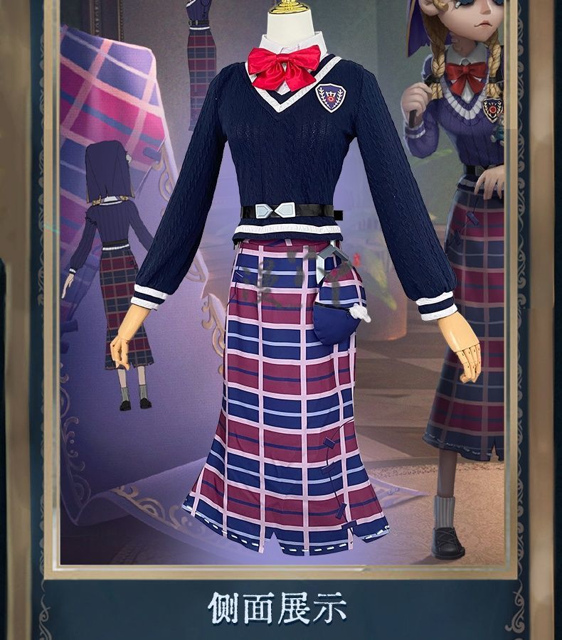 Game Identity V Toy Merchant Anne Lester Ivory Tower Cosplay Costume Dress Anime Clothes Halloween Women