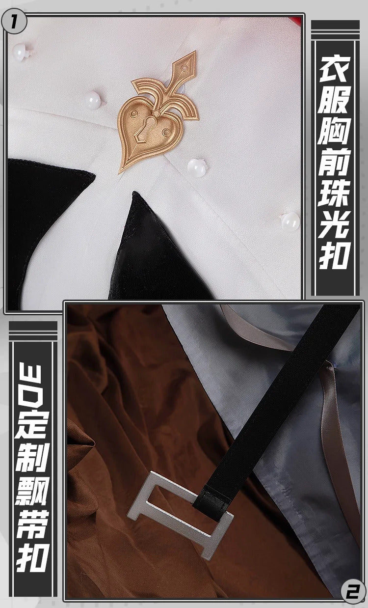 Shusheng Arknights Nymph Cosplay Costume Cos Game Anime Party Uniform Hallowen Play Role Clothes Clothing