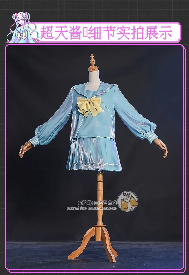 NEEDY GIRL OVERDOSE Rain Cosplay Costume Uniform Halloween Carnival Party Christmas Play Role Clothes Clothing for Women