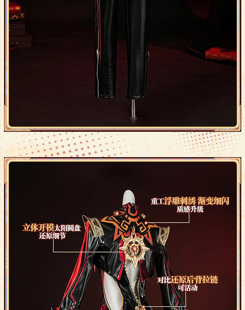 Shusheng Genshin Impact Mavuika Pyro Archon Cosplay Costume Cos Game Anime Party Uniform Hallowen Play Role Clothes Clothing