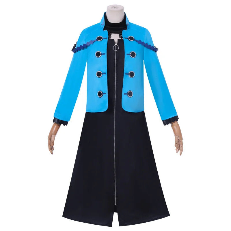 Anime Movie Virgin Punk Kanpi Ubu Cosplay Costume Uniform Jacket Dress Headwear Halloween Party for Women Girls Carnival Props