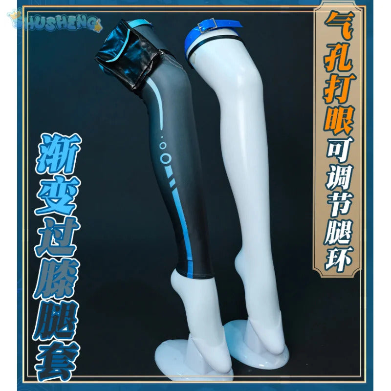 Genshin Impact Wanderer Balladeer Cosplay Kabukimono Costume Halloween Fashion DJ New Props Wig Accessories Men Women Uniform