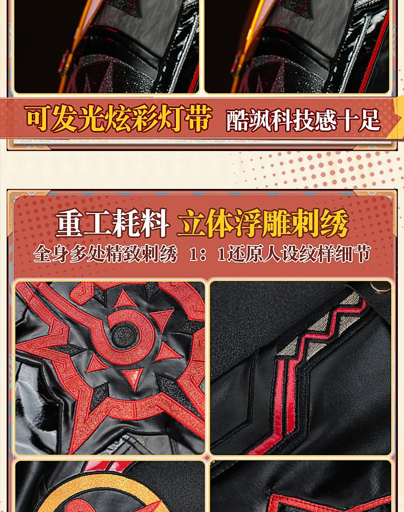Shusheng Genshin Impact Mavuika Pyro Archon Cosplay Costume Cos Game Anime Party Uniform Hallowen Play Role Clothes Clothing