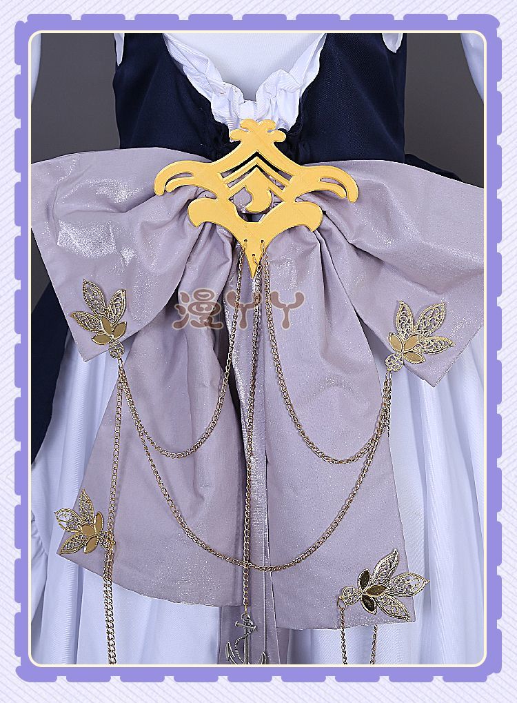 Azur Lane Cheshire Cosplay Lolita Maid Dress Game Anime Suit for Women Halloween Carnival Roleplay Clothing COSFun