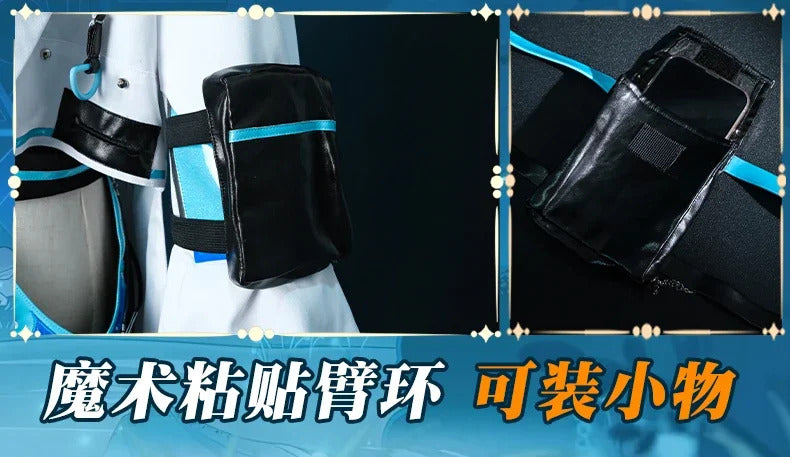 Genshin Impact Wanderer Balladeer Cosplay Kabukimono Costume Halloween Fashion DJ New Props Wig Accessories Men Women Uniform