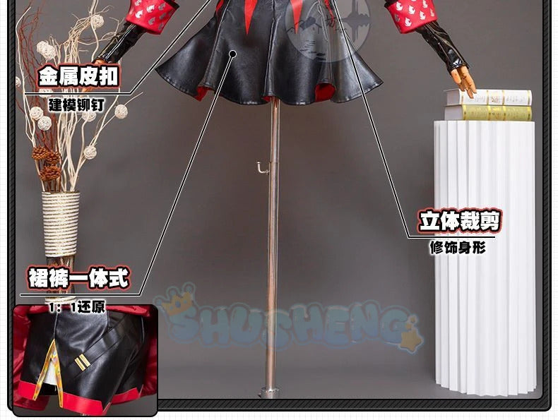 Shusheng Zenless Zone Zero Burnice Whita Game Suit Lovely Uniform Cosplay Costume Halloween Party Role Play Outfit Women S-XXL