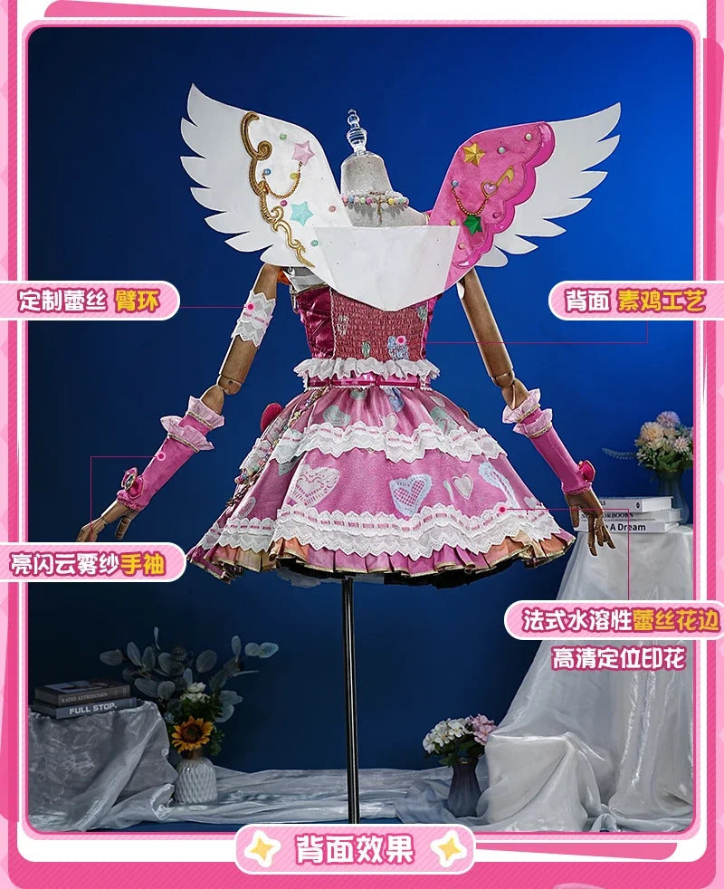 Anime Aikatsu !Otoshiro Noeru Hoshimiya Ichigo Cosplay constellation Costume Girl Sweet Lolita Dress Wing Prop Halloween Uniform