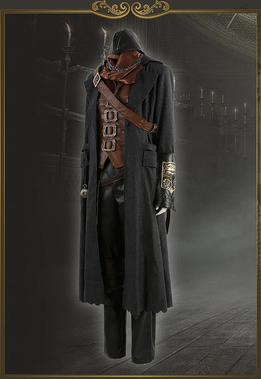 Gehrman Hunter Cosplay Costume Game Bloodborne Uniform Halloween Carnival Party Christmas Play Role Clothes Clothing for Men