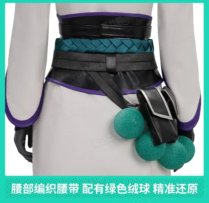 Sage Cosplay Costume Game Valorant Uniform Halloween Carnival Party Christmas Play Role Clothes Clothing for Women