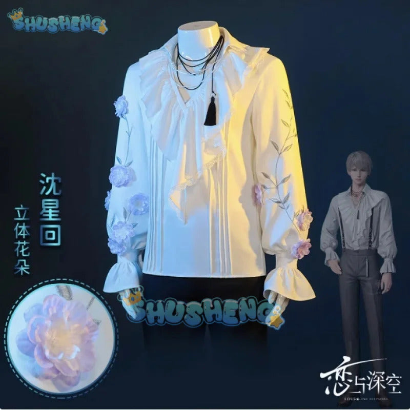 Game Love and Deepspace Xavier Cosplay Costume Lost Flower Hue Uniform Halloween Carnival Party Christmas Play Role Clothes