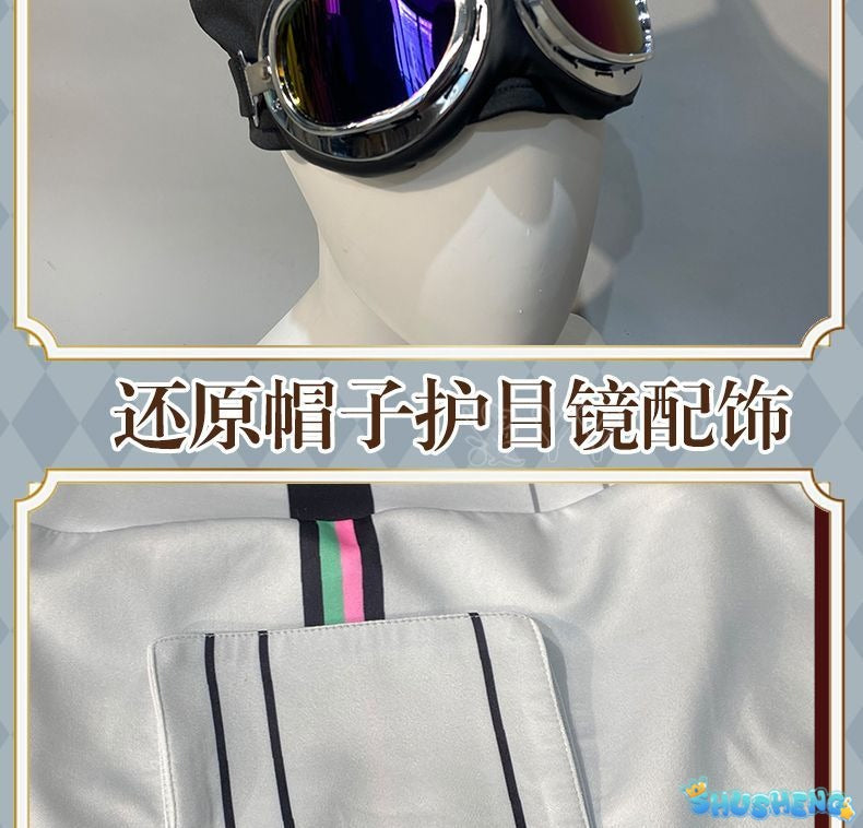 Vtuber VirtuaReal Aza Game Suit Youthful Handsome Fashion Leisure Uniform Cosplay Costume Halloween Party Outfit