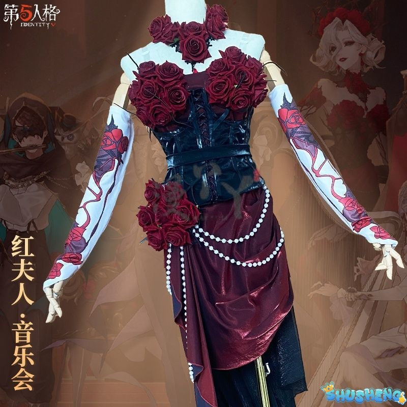 Game Identity ⅤBloody Queen Mary Cosplay Costume Women Girls Dress Roleplay Fantasia Outfits Halloween Carnival Uniform