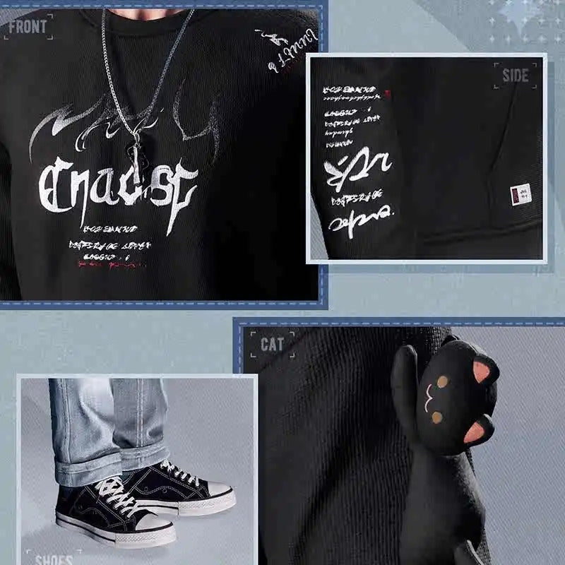 Love and Deepspace Heroines Cosplay Costume Rebellious Declaration Halloween Carnival Party Christmas Play Role Clothing