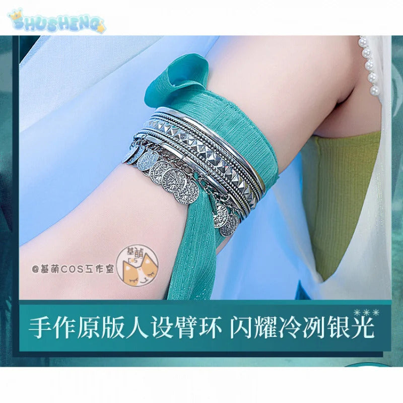 Shusheng-R Game Reverse:1999 Tuesday Christine Cosplay Costume Halloween Carnival Chinese style Hanfu Dress Accessories Props Sweet Set