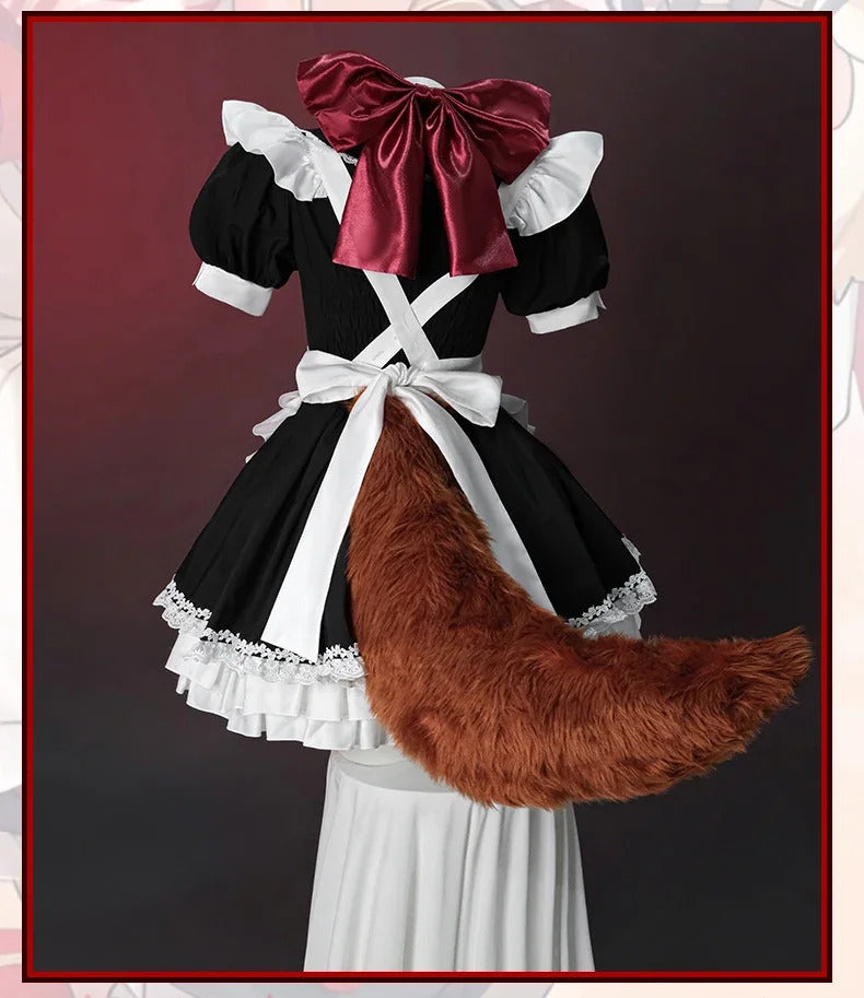 New Tamamo Cat Fate/Grand Order Cosplay FGO Costume Woman Man Halloween maid dress ear foot glove tail full set Lolita uniform