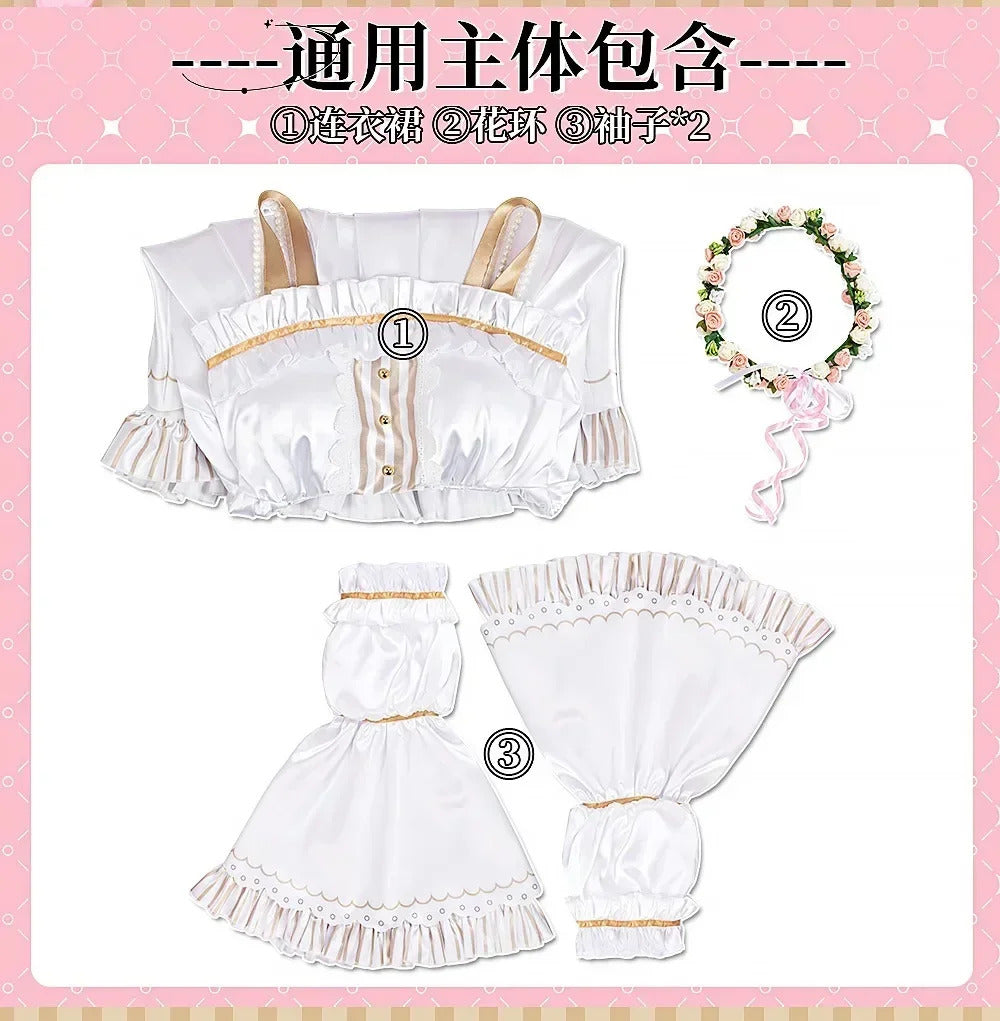 LoveLive! Konoe Kanata Yuki Setsuna Emma Verde Tennouji Rina Mifune Shioriko Osaka Shizuku Cosplay Costume Halloween dress set