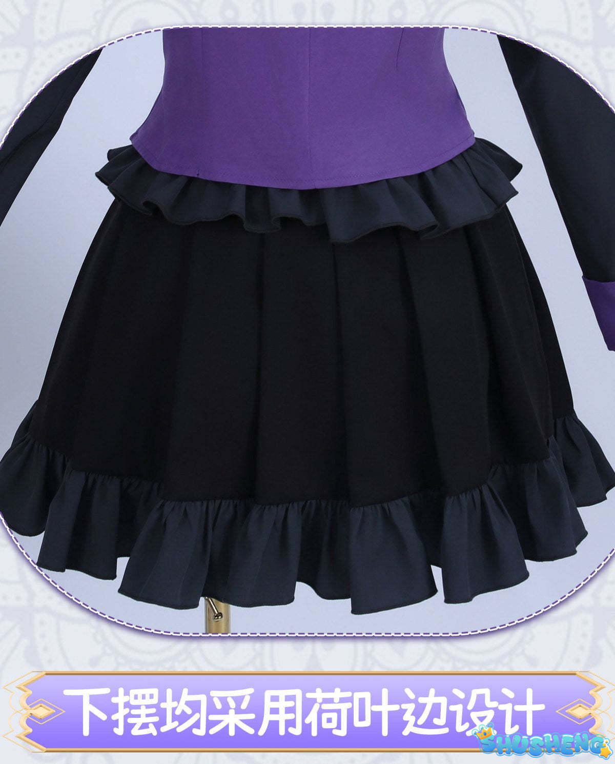Love, Chunibyo & Other Delusions Takanashi Rikka Cosplay Costume Gothic Dress Halloween sweet girl New uniform