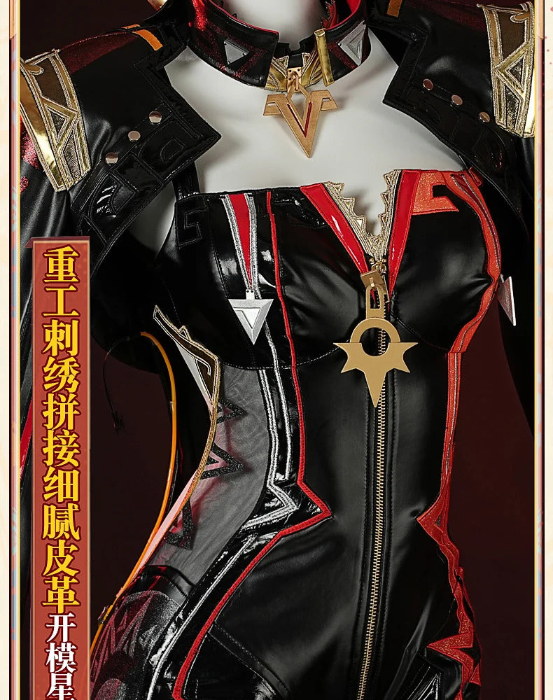 Shusheng Genshin Impact Mavuika Pyro Archon Cosplay Costume Cos Game Anime Party Uniform Hallowen Play Role Clothes Clothing
