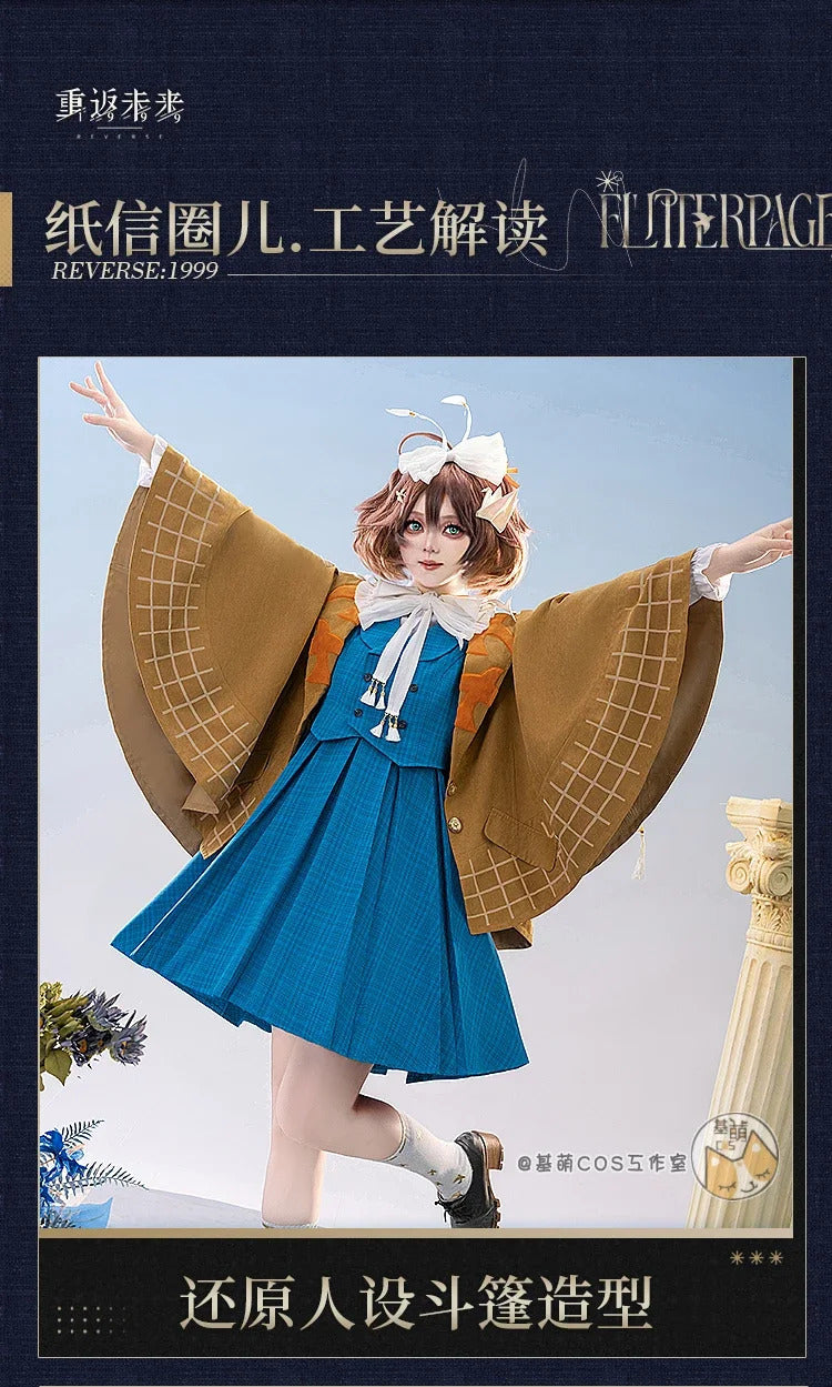Reverse:1999 Paper envelope Cosplay Costume Uniform Halloween Carnival Party Christmas Play Role Clothes Clothing
