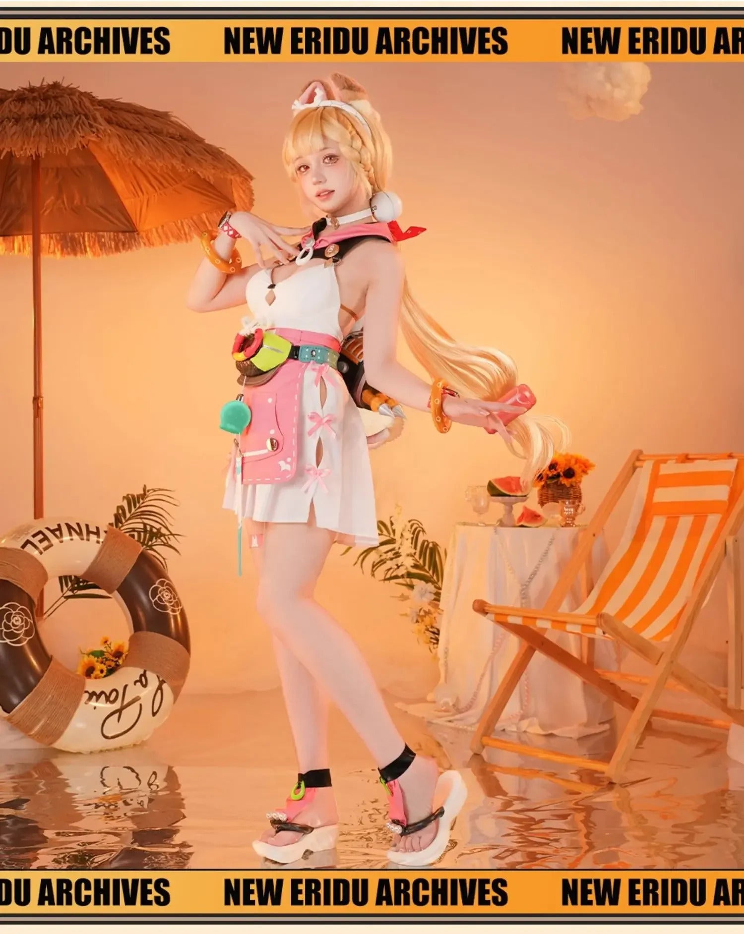Zenless Zone Zero Alice Thymefield Swimsuit Cosplay Costume Swimsuit Halloween Carnival Party Christmas Play Role Clothing