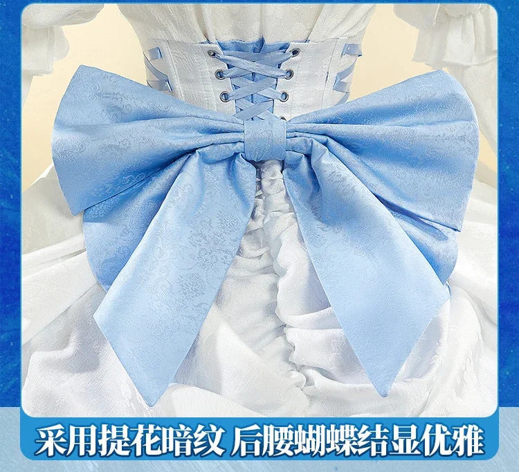 Shusheng-R Anime Re:Zero Rem cosplay costume Halloween carnival Gothic dress Lolita Sweet dress accessories props girls Rem uniform set