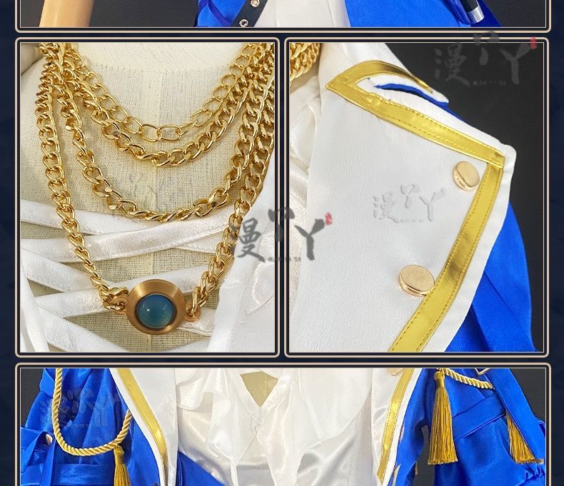 Prisoner Luca Balsa Cosplay Game Identity V Luca Costume Trench Uniform Suit Party Role Play Clothing Suit