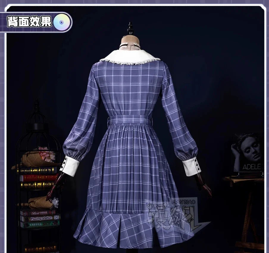 Shusheng-R Wakaba Mutsumi Mortis Cosplay Anime BanG Dream!Costume Sweet Campus JK Uniform Dress Belt Tie Socks Halloween Party Set