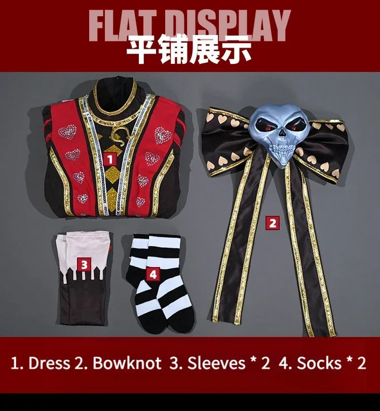 Alice Cosplay Costume Alice: Madness Returns Poker Dress Cos Game Anime Party Uniform Hallowen Play Role Clothes Clothing