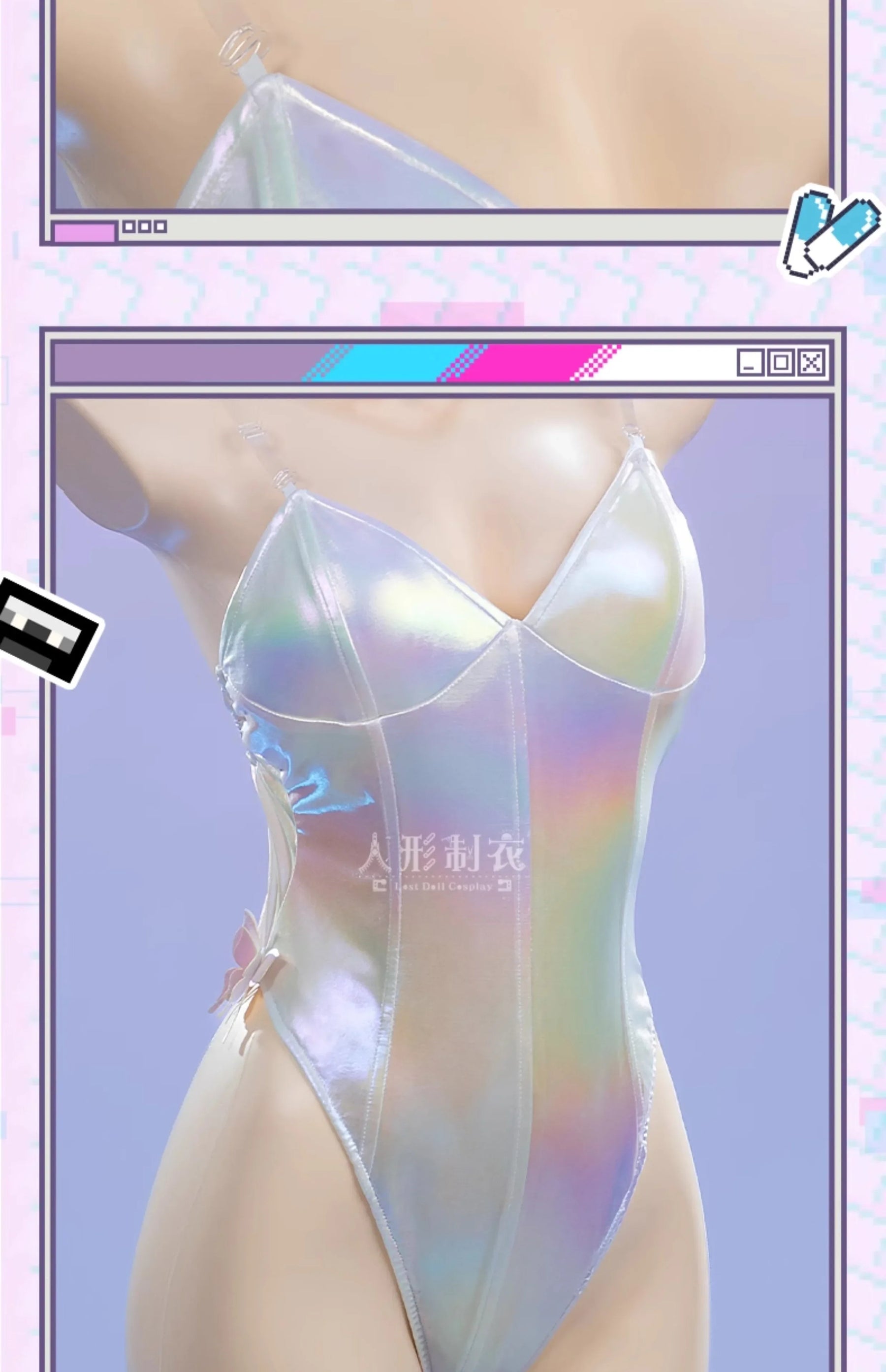 Game NEEDY GIRL STREAMER OVERDOSE KAngel/Ame-Chan Cosplay Costume Rabbit Girl Outfit Halloween Carnival Party Clothing