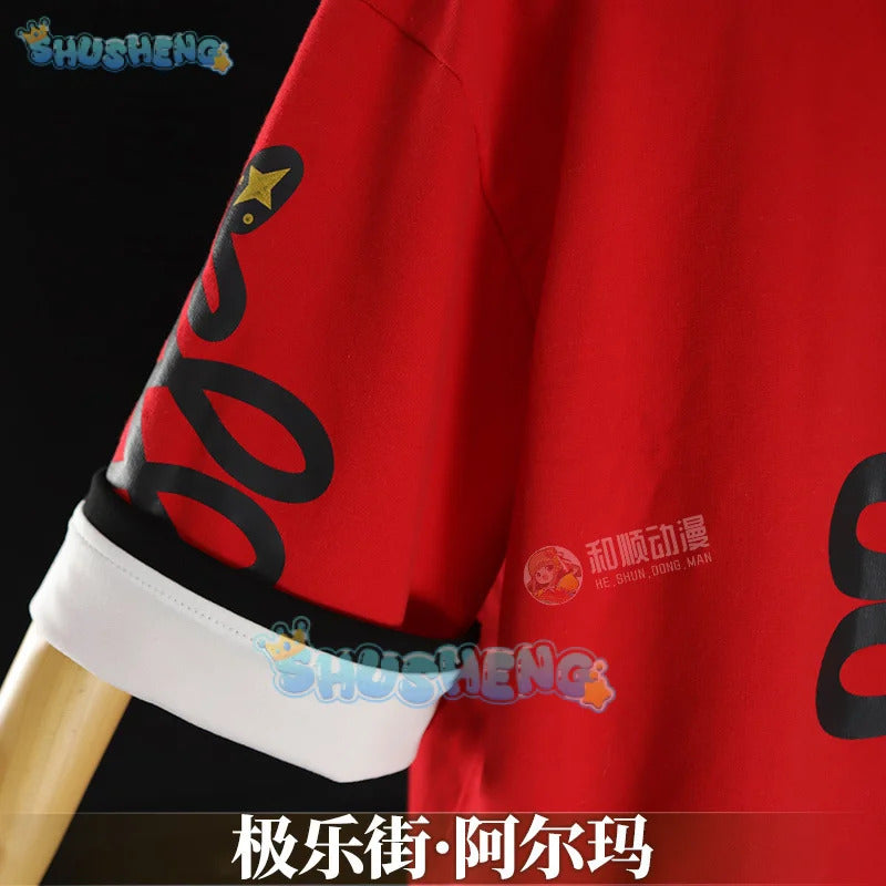 Gokurakugai Aruma Cosplay Costume Uniform Halloween Carnival Party Christmas Play Role Clothes Clothing for Men Shusheng