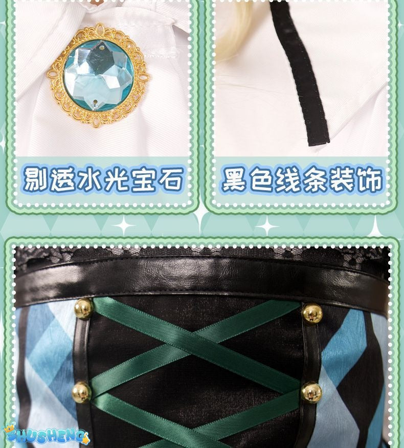 Todo Yurika Cosplay Costume Game Aikatsu Uniform Halloween Carnival Party Christmas Play Role Clothes Clothing