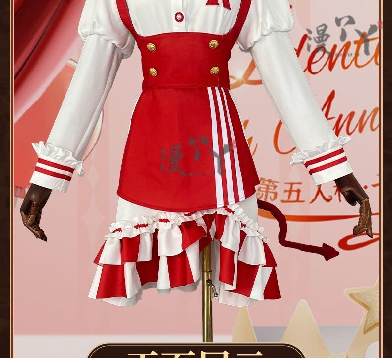 Game Identity V Vera Nair Miss K Cosplay Costume Lace Lolita Dress Women's Dress Anime Perfumer Role-play Wig Shoe Prop Suits