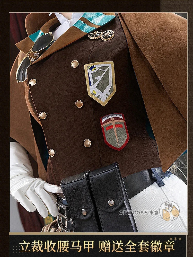 Game Reverse:1999 Lilya Cosplay Costume JUSTICL CANNOT BE DELAYED Uniform Halloween Carnival Party Christmas Play Role Clothing