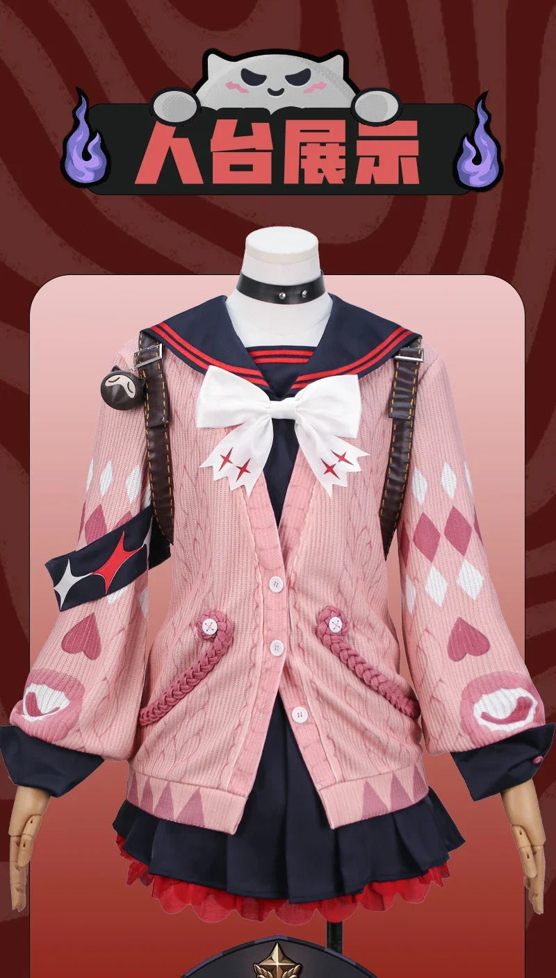 Ukinami Yuzuha Zenless Zone Zero Cosplay Costume Sweater skirt backpack doll socks props Halloween sweet women complete set