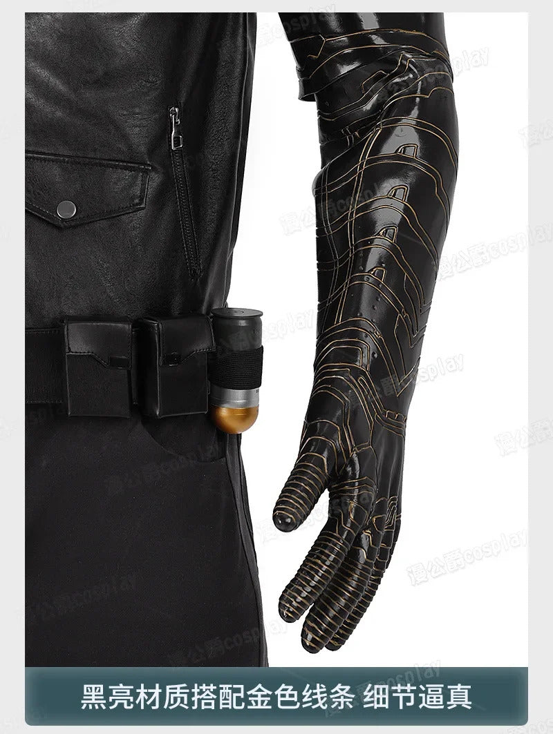 Thunderbolts Winter Soldier Cosplay Costume Uniform Halloween Carnival Party Christmas Play Role Clothes Clothing