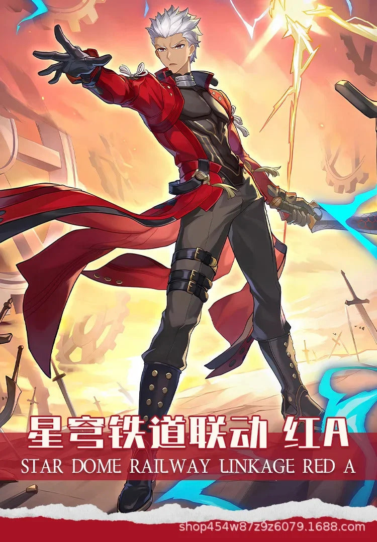 Honkai:Star Rail FATE Archer Cosplay Costume Uniform Halloween Carnival Party Christmas Play Role Clothes Clothing for Men
