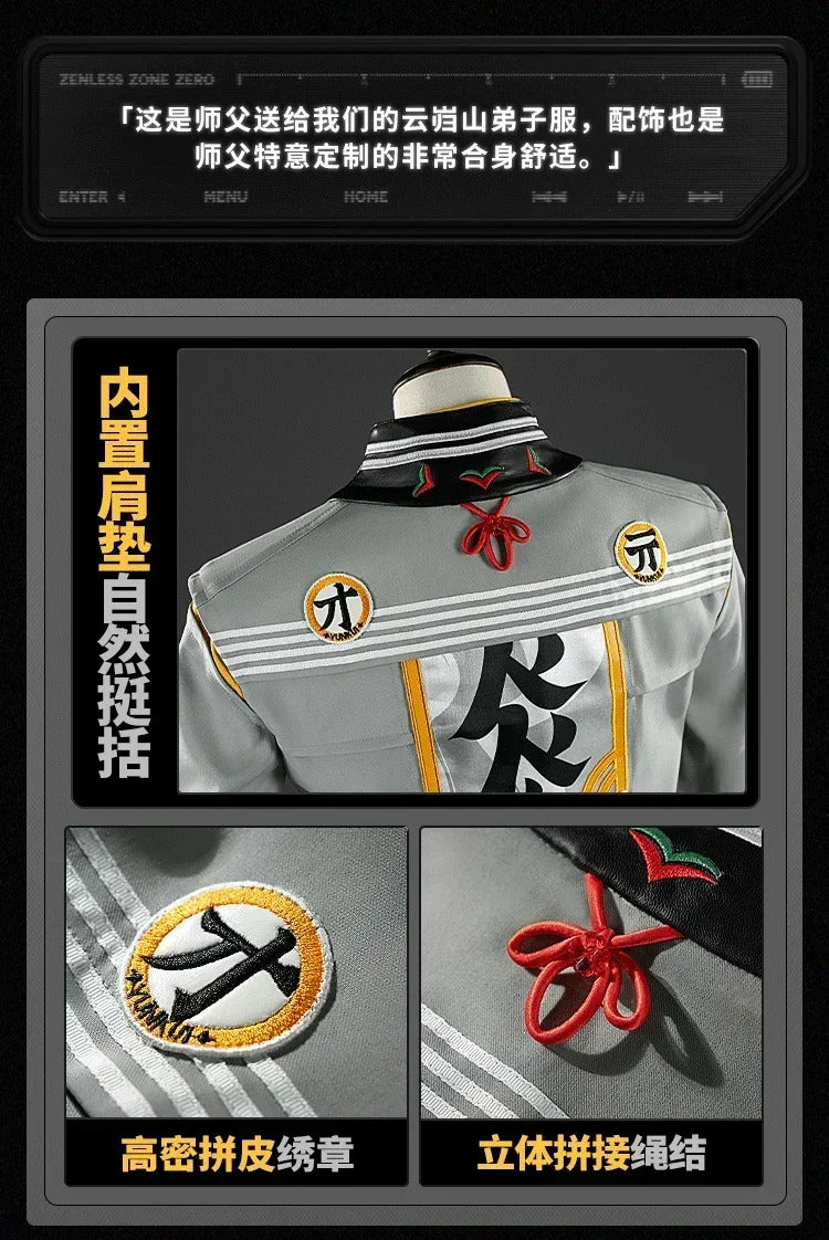 Game Zenless Zone Zero Phaethon Proxy Wise: Crane in the Azure Cosplay Costume Wise Uniform Halloween Carnival Party Christmas