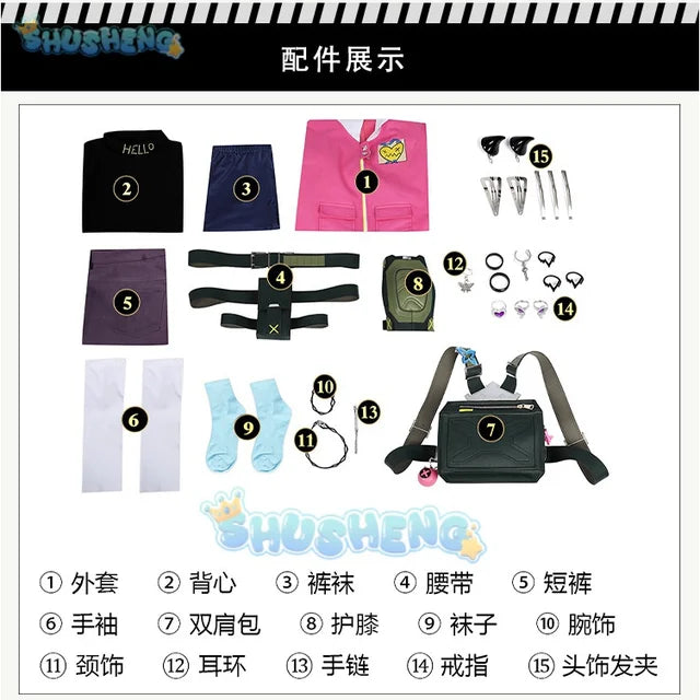 Valorant Clove Cosplay Full set of anime character costumes for both men and women