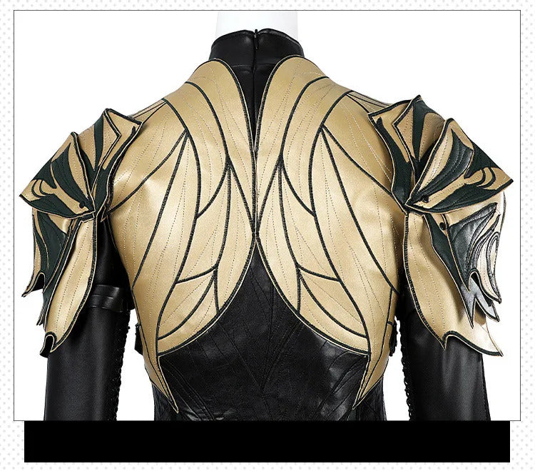 Game Baldur's Gate 3 Minthara Cosplay Costume Women Leathe Battle Suit with Accessories Halloween Carnival Party Outfits