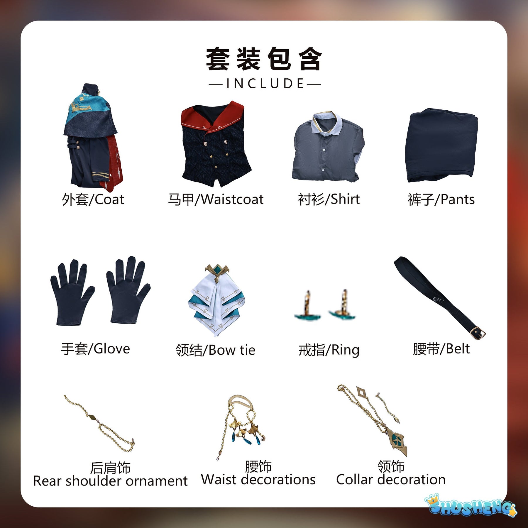 Game Genshin Impact Alhaitham Kaveh Cosplay Costume Fancy Suit Full Set Collaboration Suits For Women Men Halloween Party Props