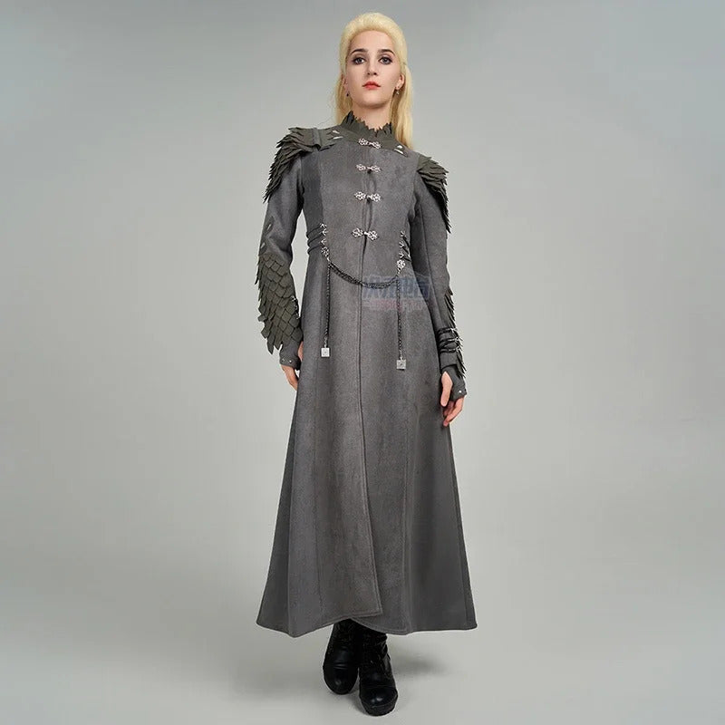 Shusheng-R Rhaenyra Targaryen Cosplay Fantasy Women Costume Houses Cos Dragon Rhaenyra Fantasia Halloween Fashion Dress Uniform Prop Set