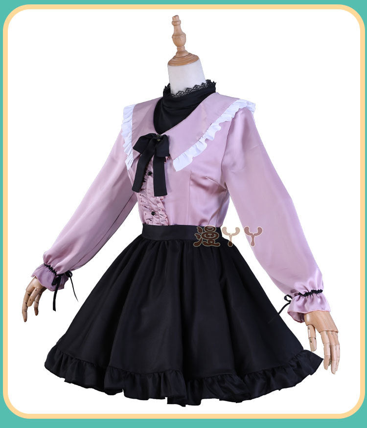 Vampire Miku Cosplay Costume Vocaloid Vampire Miku figure cosplay suit Pink kawaii dress Bowknot uniform