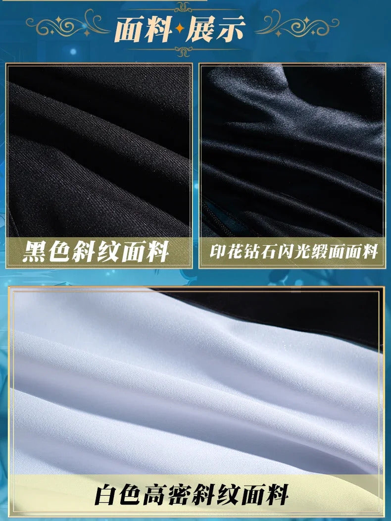Genshin Impact Wanderer Balladeer Cosplay Kabukimono Costume Halloween Fashion DJ New Props Wig Accessories Men Women Uniform