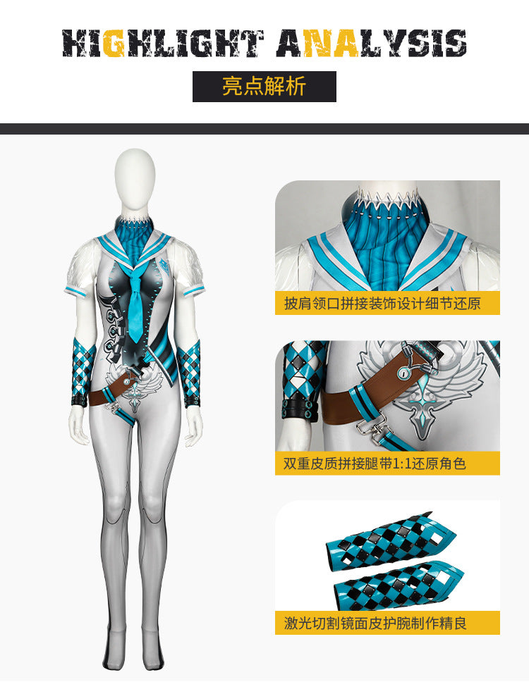 Eve Cosplay Costume Game Stellar Blade Bodysuit Cosplay Women Game Costume Eve Cosplay Halloween