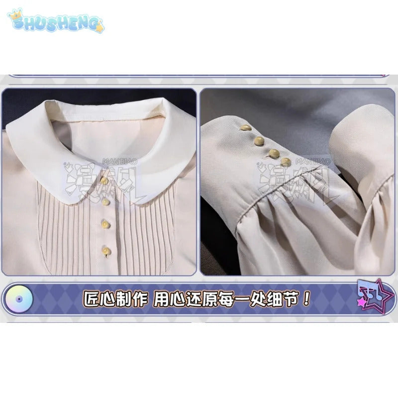 Shusheng-R BanG Dream! Ave Mujica Cosplay Sakiko Togawa Oblivionis Costume Shirt, skirt, socks, tie, Halloween party sweet JK uniform set