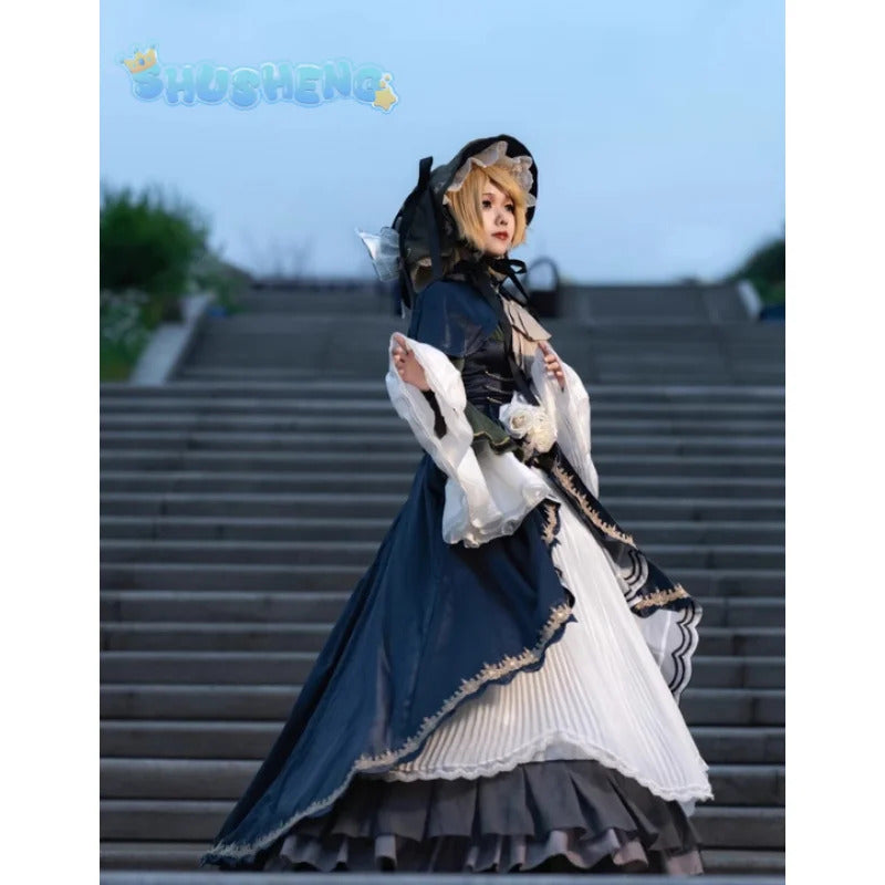Anime Rin Len Cosplay Kagamin Rin Costume Hatglove accessories Halloween Christmas cute Lolita evening dress Woman New uniform